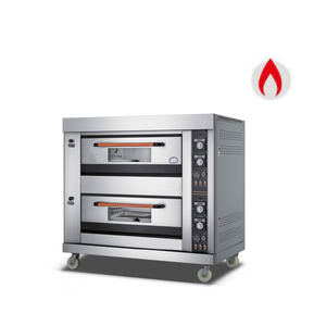 Commercial 2 Deck 4 Tray Gas Standard Deck Oven